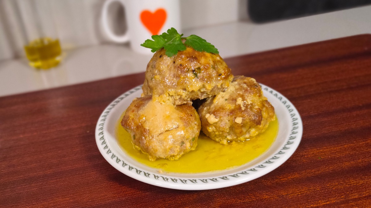 Baked meatballs