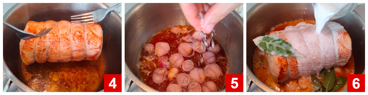 Cooking the meat