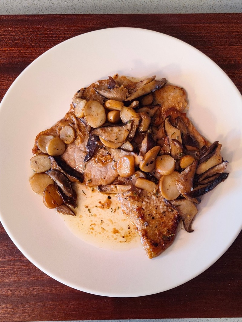 Scaloppine ai funghi