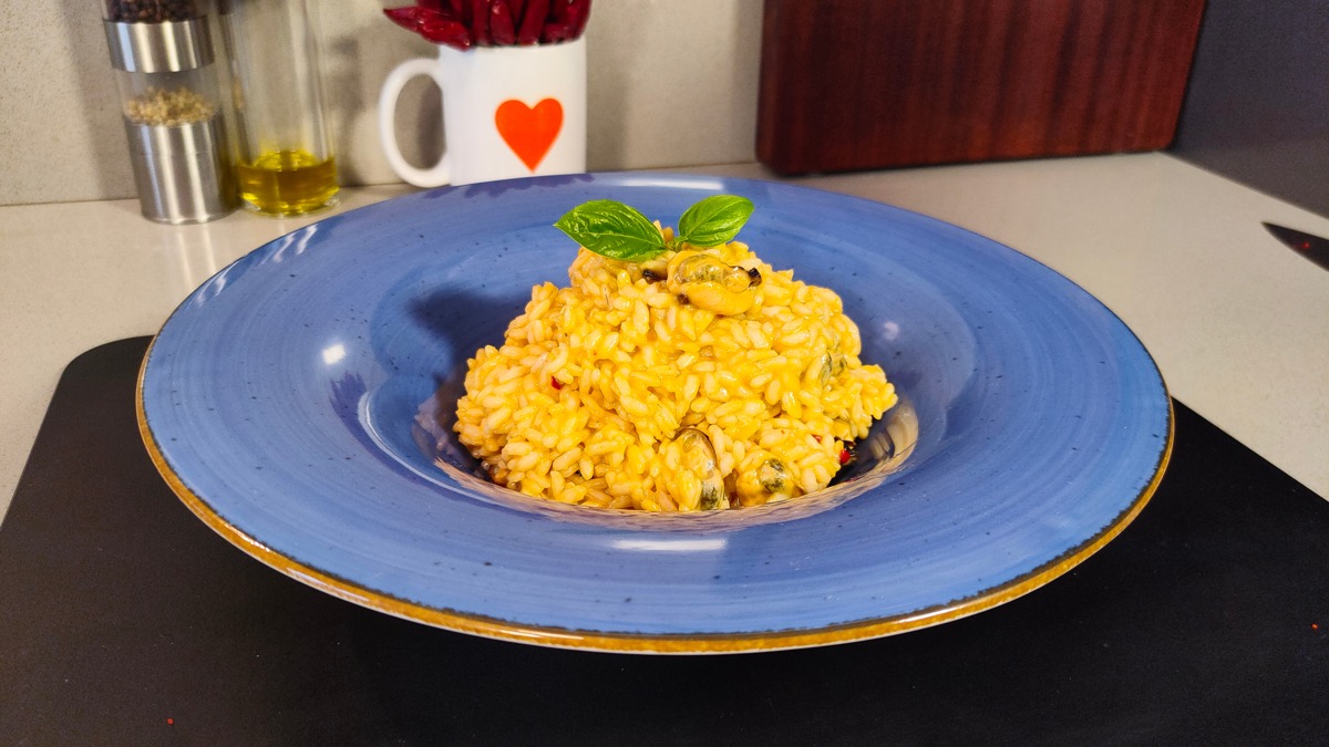 My risotto with mussels