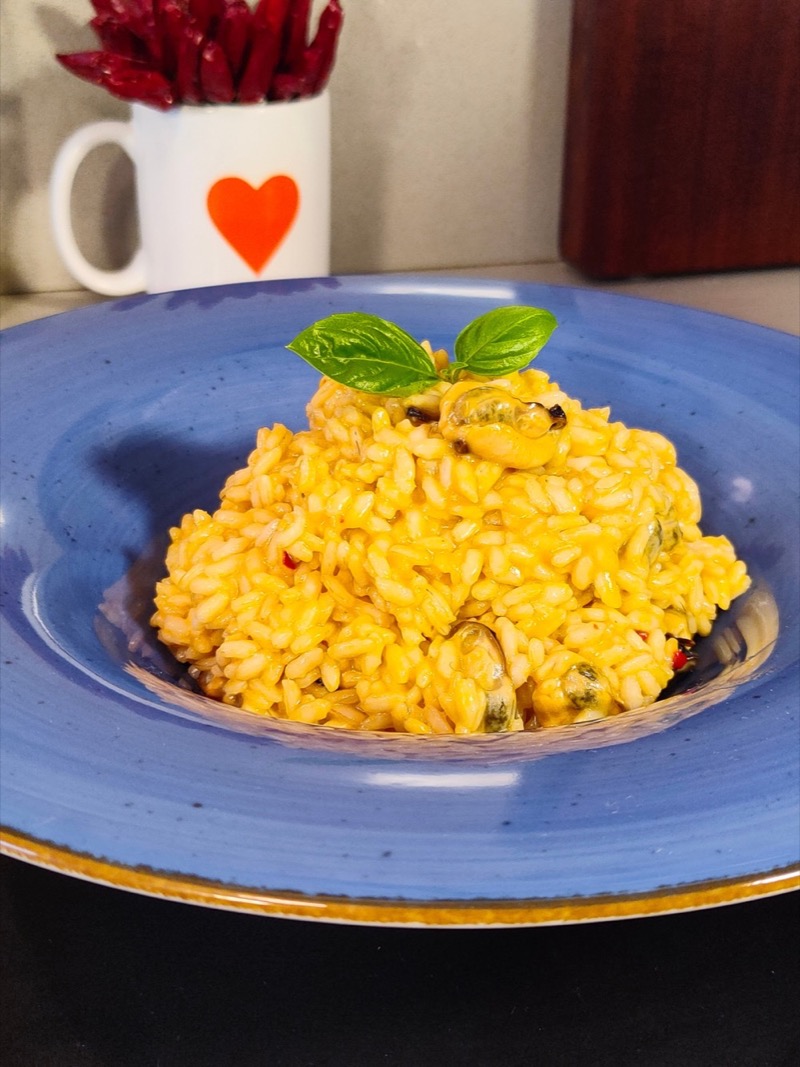 Midyeli risottom