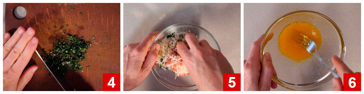 Preparing the ingredients