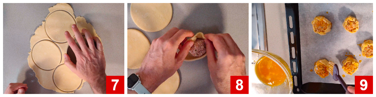 Closing and frying the panzerotti