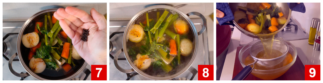 Fim do cozimento e da filtragem